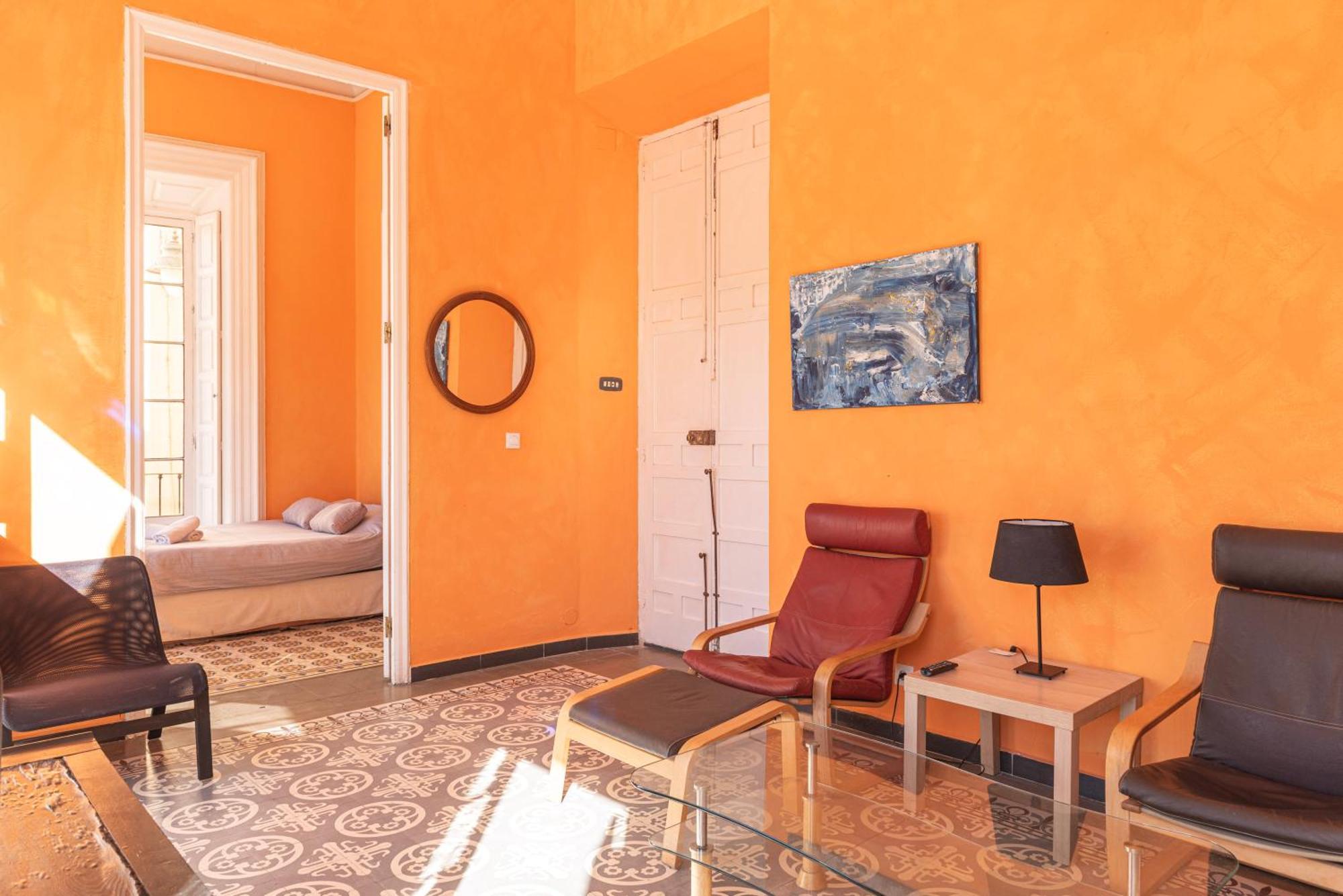 Private Rooms In Historic Building On The Square Málaga Exterior foto